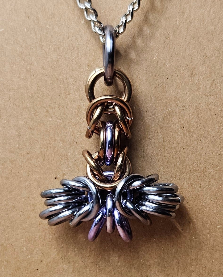 Chainmaille Mjolnir Pendant