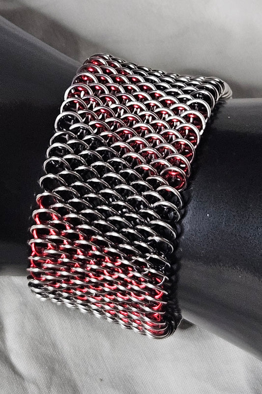 Cuff Bracelet Micromaille Dragonscale - Custom