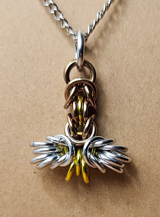 Chainmaille Mjolnir Pendant