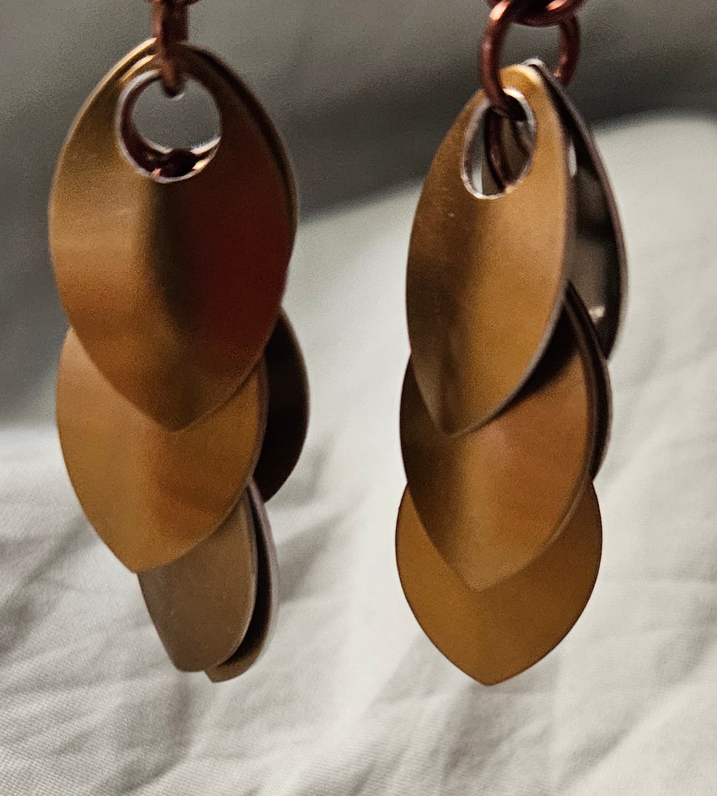 Scale Drop Earrings