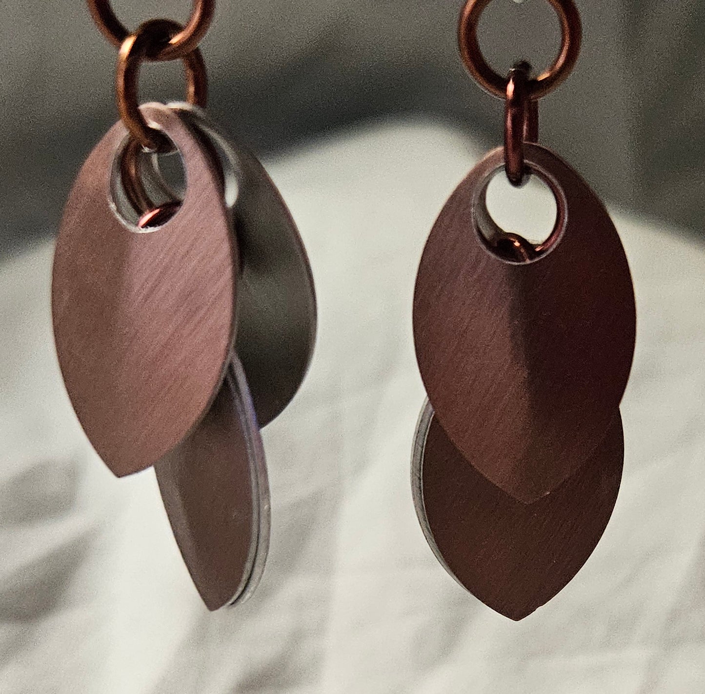 Scale Drop Earrings
