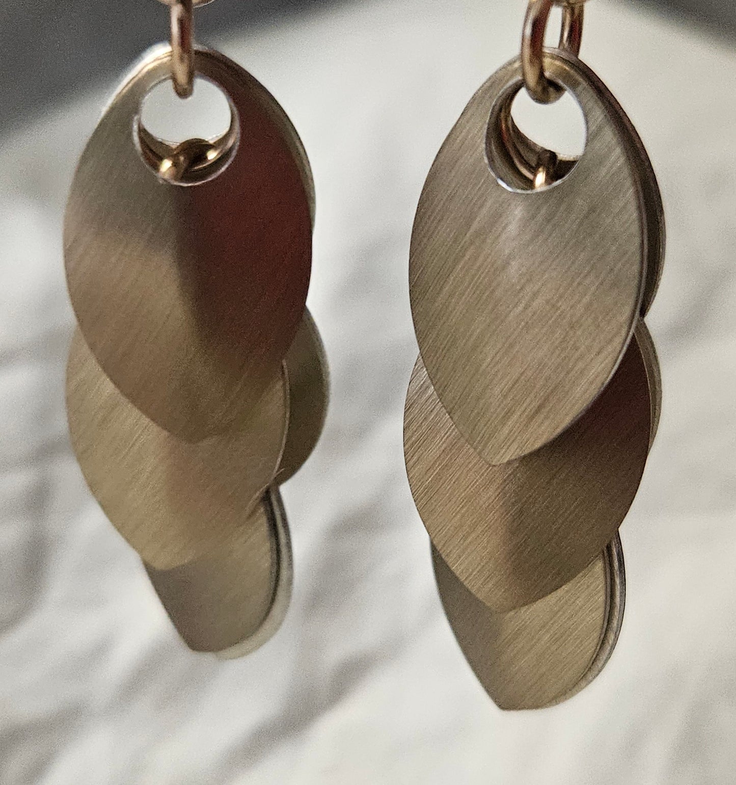 Scale Drop Earrings