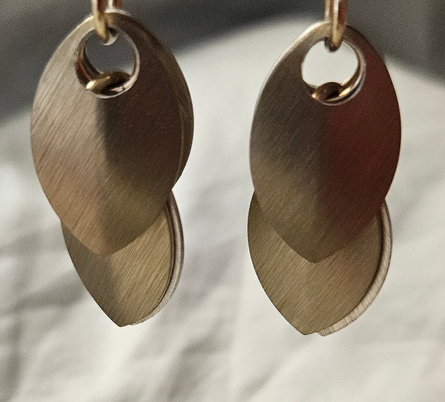 Scale Drop Earrings