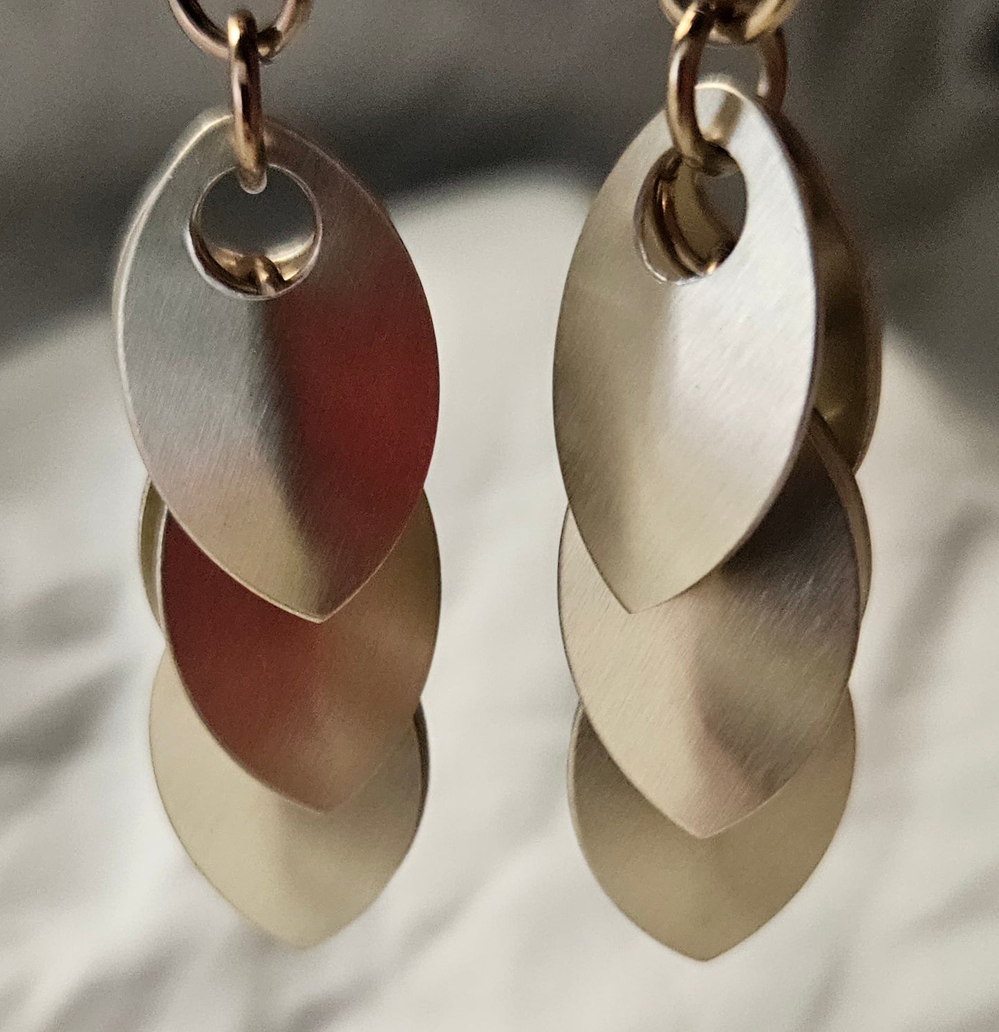 Scale Drop Earrings