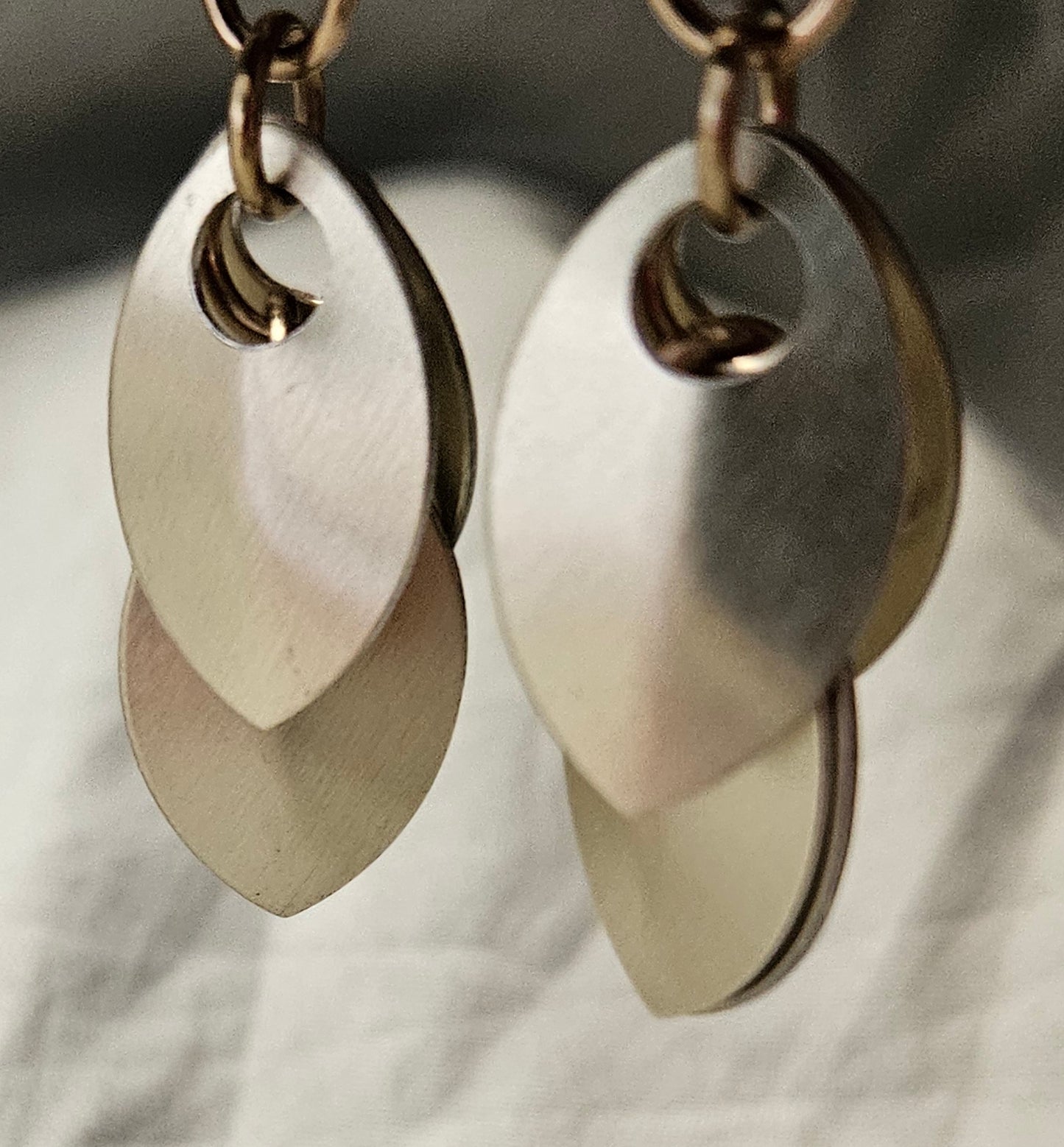 Scale Drop Earrings