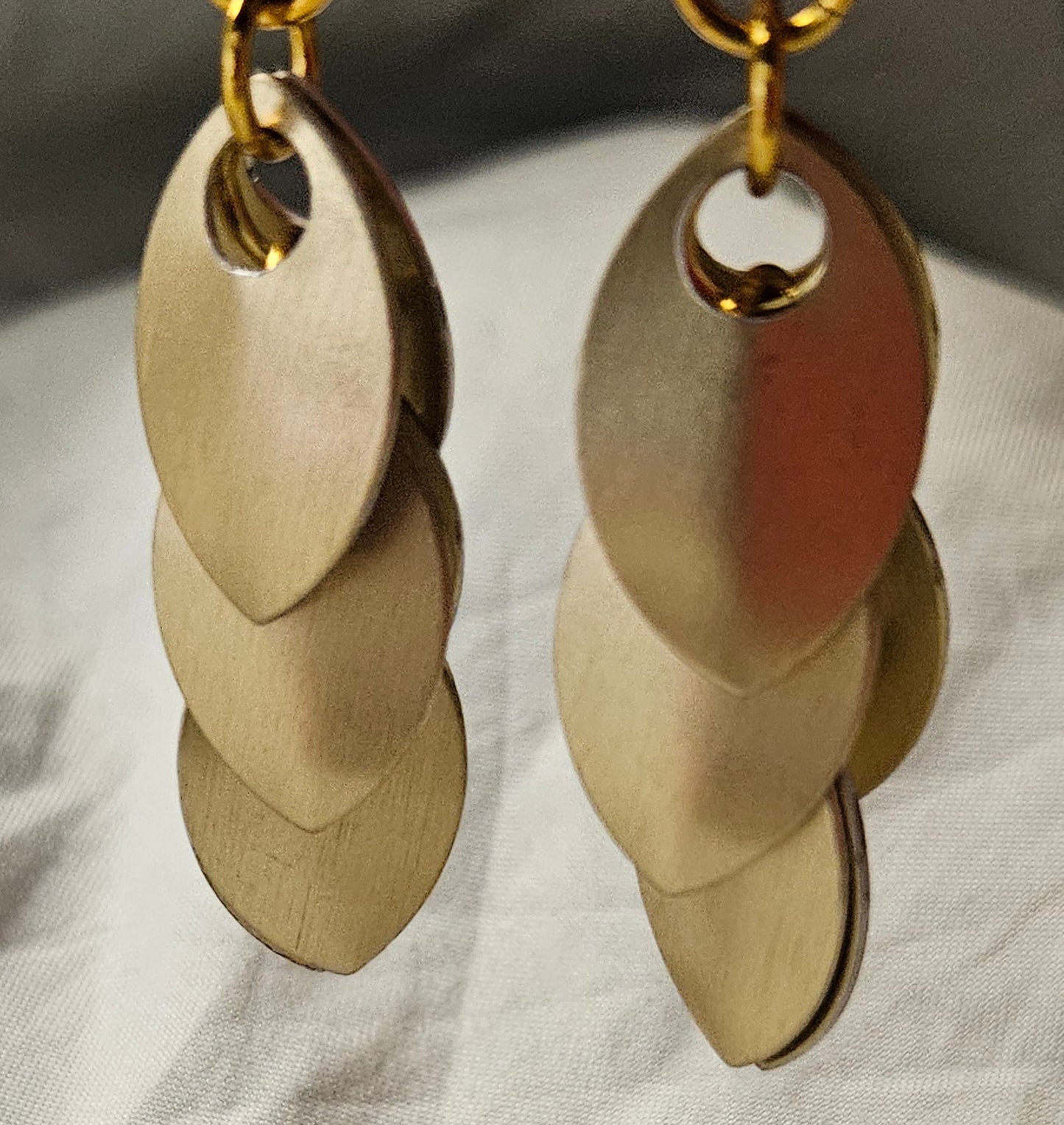 Scale Drop Earrings