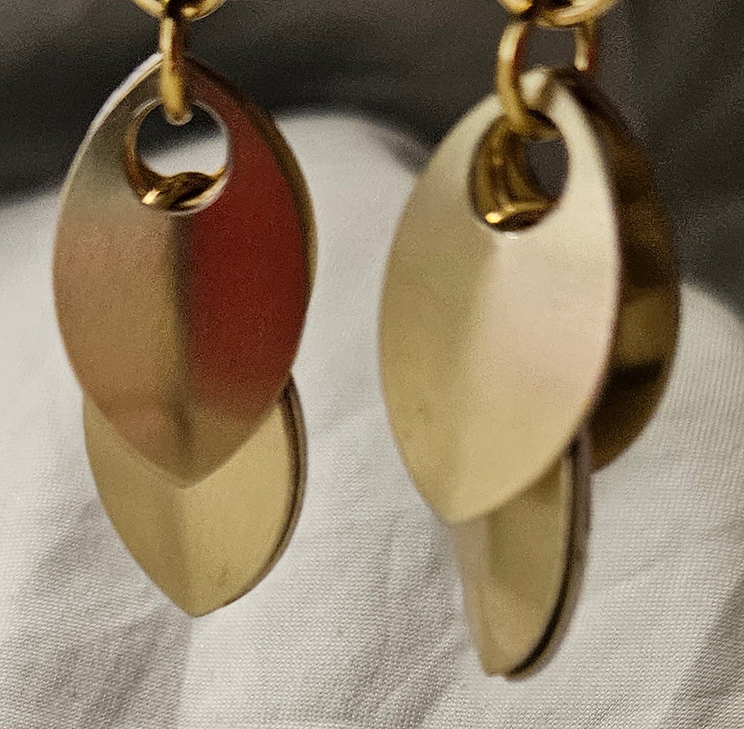 Scale Drop Earrings