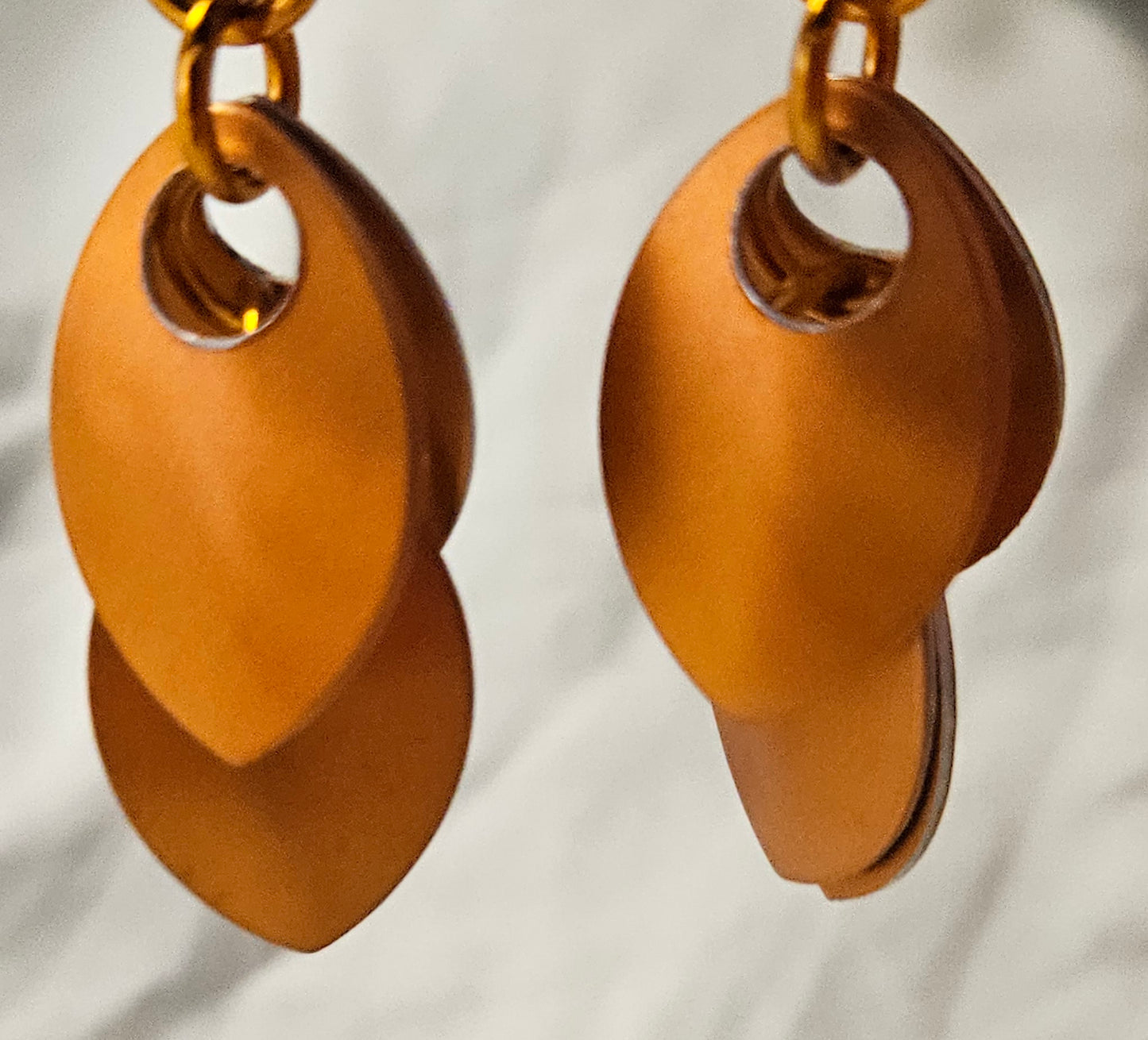 Scale Drop Earrings
