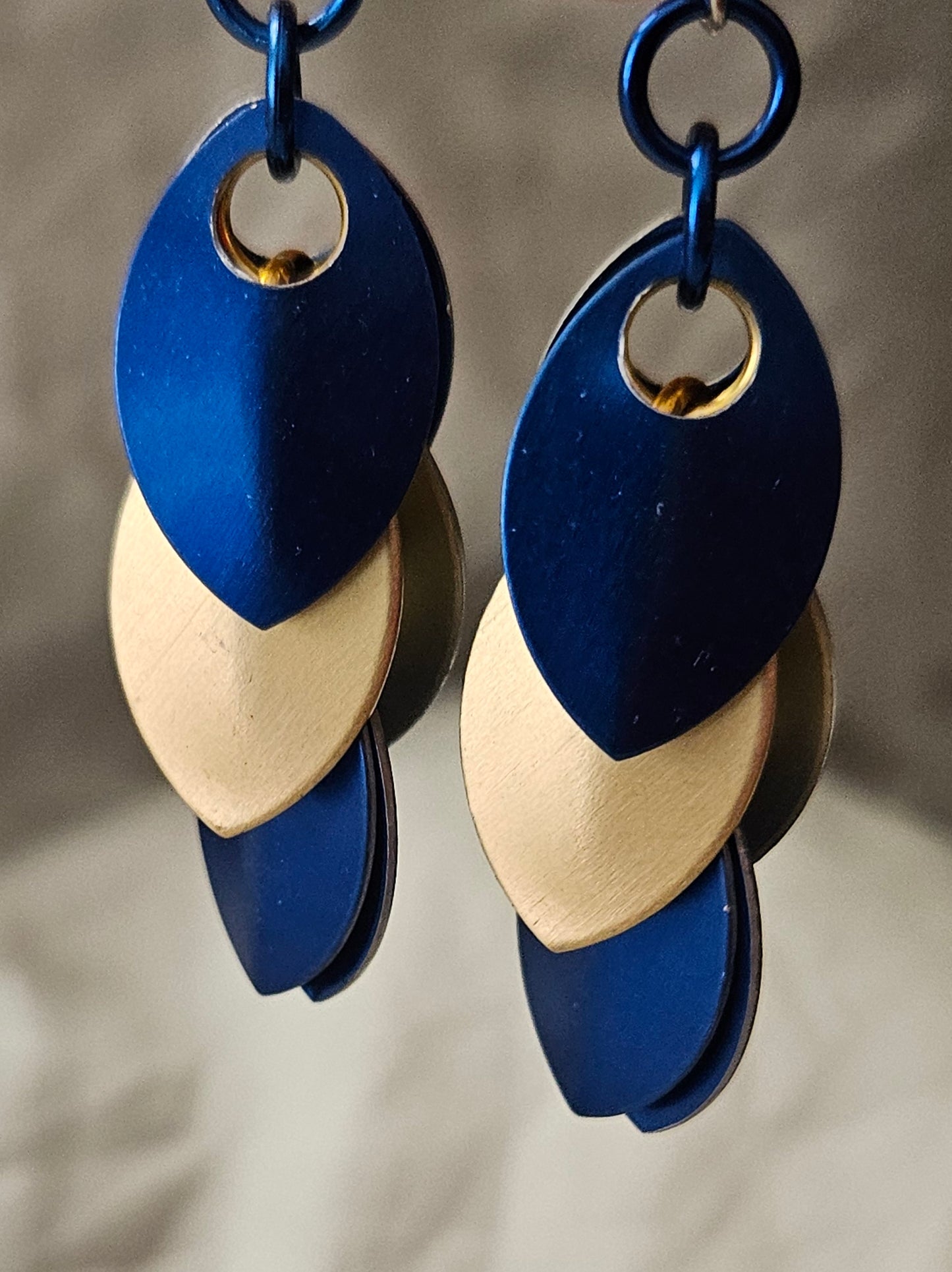 Scale Drop Earrings