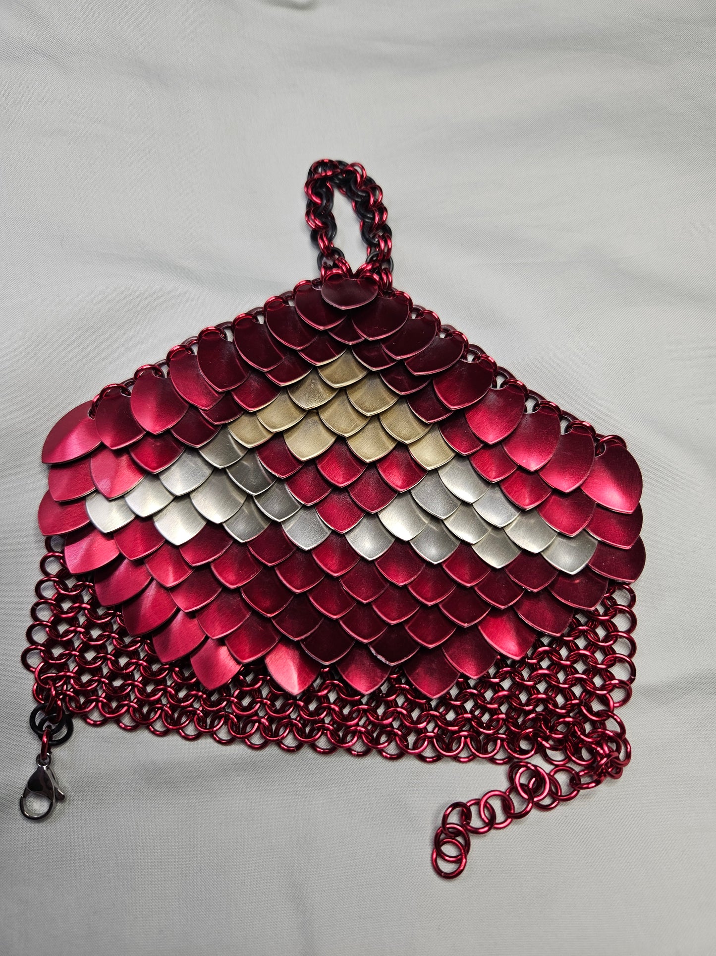 Scale Half Glove