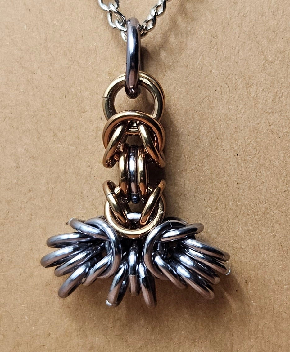 Chainmaille Mjolnir Pendant
