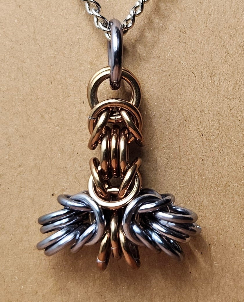 Chainmaille Mjolnir Pendant