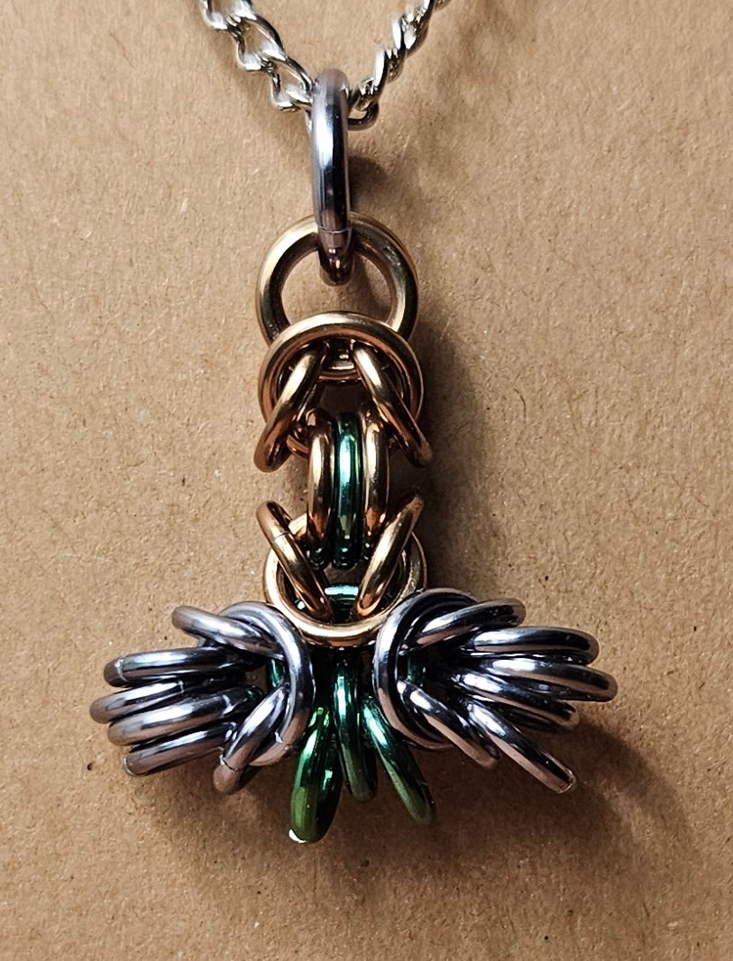 Chainmaille Mjolnir Pendant