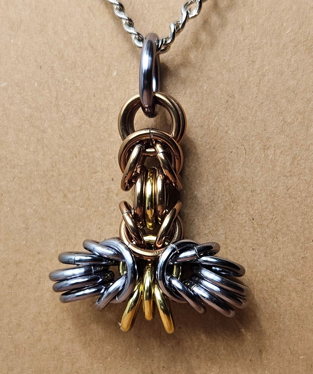 Chainmaille Mjolnir Pendant