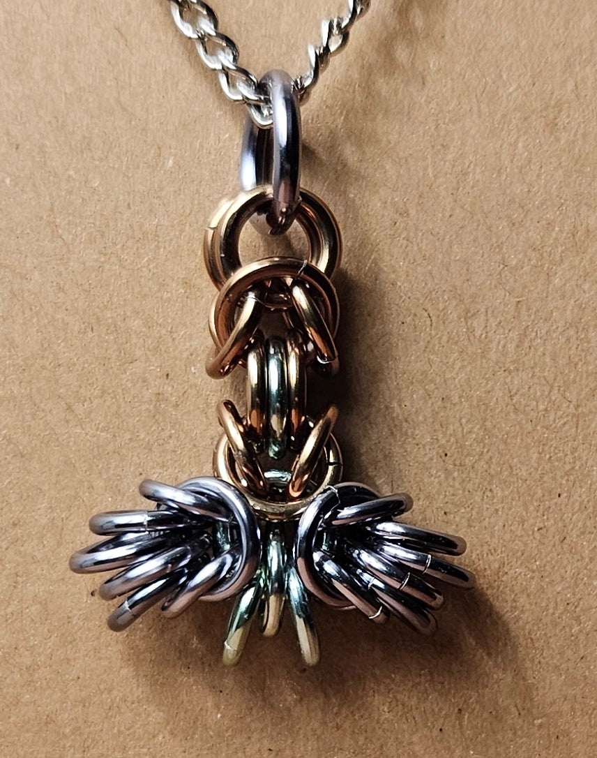 Chainmaille Mjolnir Pendant