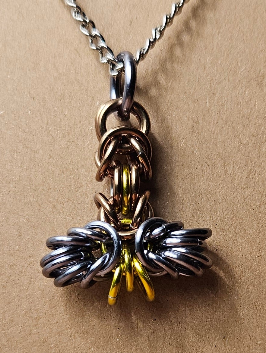 Chainmaille Mjolnir Pendant