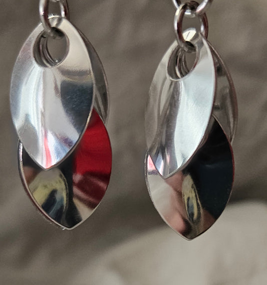 Scale Drop Earrings