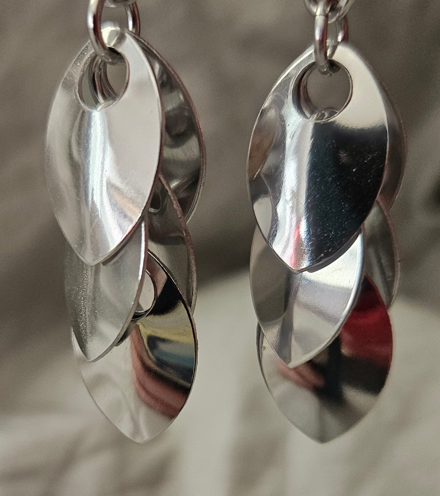 Scale Drop Earrings