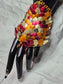 Scale Half Glove