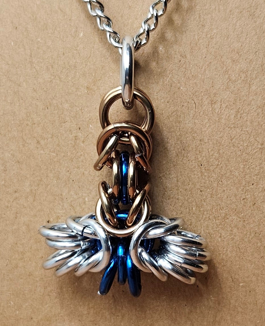 Chainmaille Mjolnir Pendant