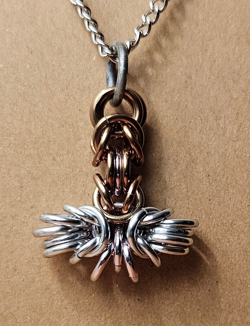 Chainmaille Mjolnir Pendant