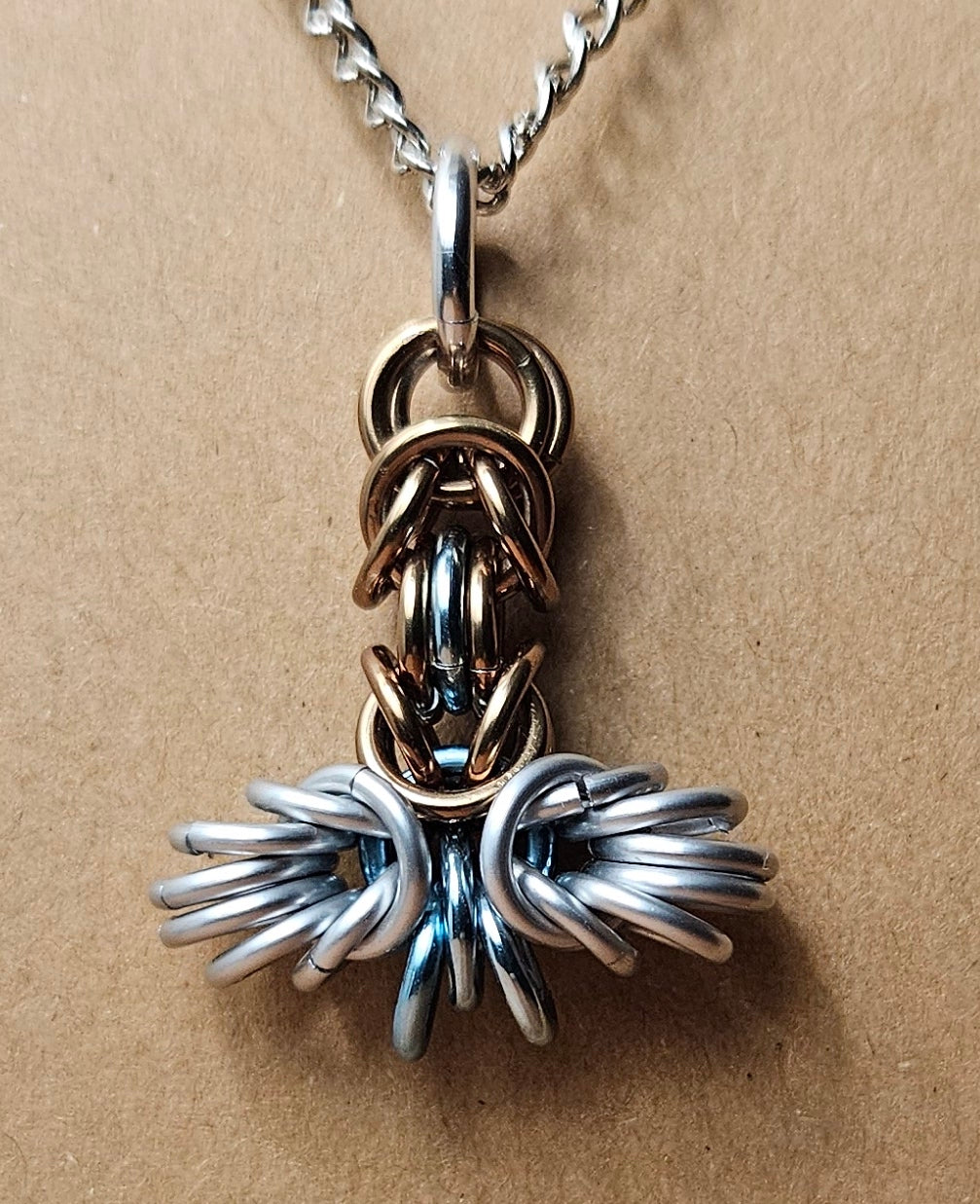 Chainmaille Mjolnir Pendant